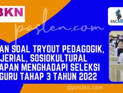 Latihan Soal Tryout Pedagogik, Manajerial, Sosiokultural Persiapan Menghadapi Seleksi PPPK Guru Tahap 3 Tahun 2022