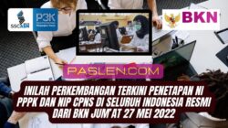 Inilah Perkembangan Terkini Penetapan NI PPPK dan NIP CPNS di Seluruh Indonesia Resmi dari BKN Jum’at 27 Mei 2022